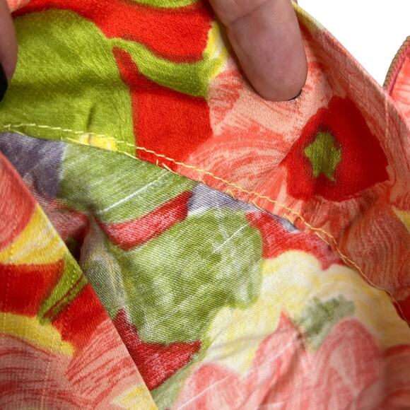 Vintage 60s Kamehameha Hawaiian Dress Floral Fit & Flare Cap Sleeve Womens XS - Picture 7 of 7